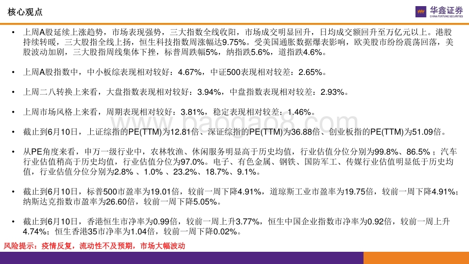 华鑫证券-市场估值水平概览_市场估值到哪了__17页_972kb.pdf_第3页