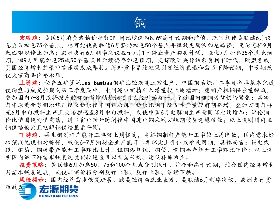 宏源期货-有色金属周报（铜铝锌）_欧美加息引需求下降预期_国内需求恢复尚不及预期_39页_6mb.pdf_第2页