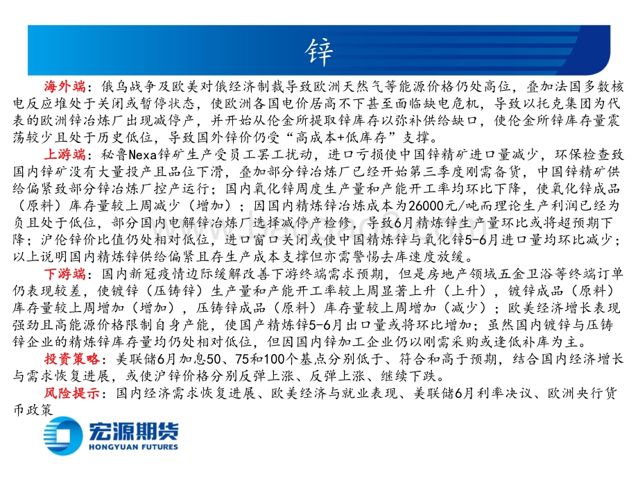 宏源期货-有色金属周报（铜铝锌）_欧美加息引需求下降预期_国内需求恢复尚不及预期_39页_6mb.pdf_第4页