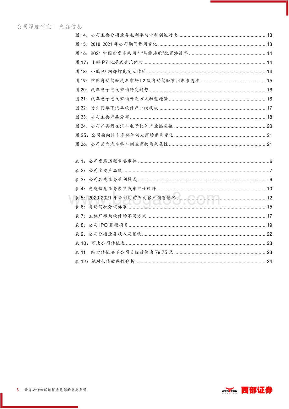 深度报告-西部证券-光庭信息-301221.SZ-首次覆盖报告_纯正汽车电子软件标的_智能车全域全栈能力布局_26页_1mb.pdf_第3页