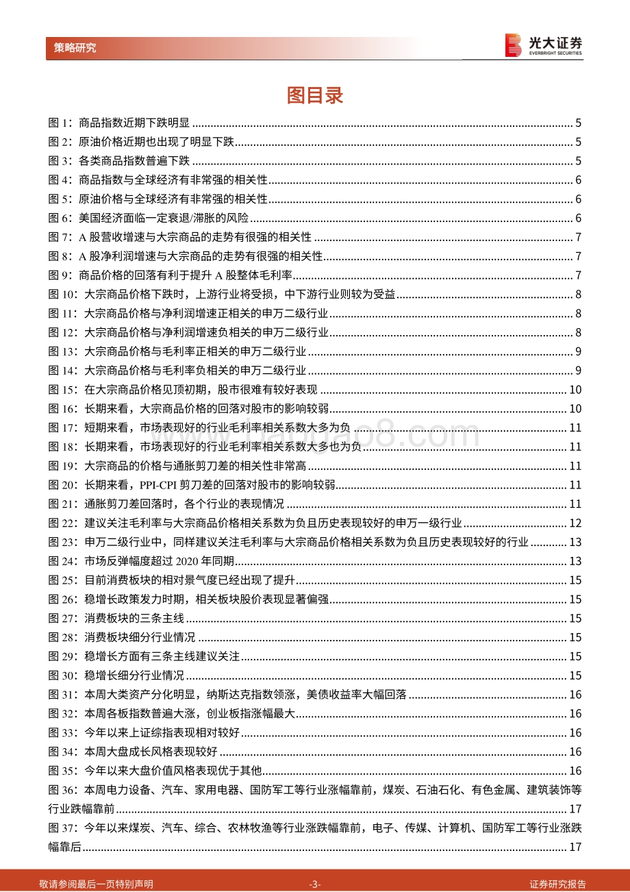 光大证券-策略周专题（2022年6月第4期）_大宗商品价格回落哪些行业将受益__22页_1mb.pdf_第3页