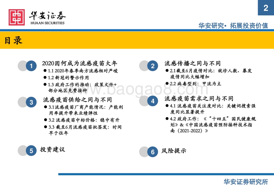 华安证券-医药流感专题_流感的现状与投资机会思考--2022年vs2020年的同与不同_21页_1mb.pdf_第2页