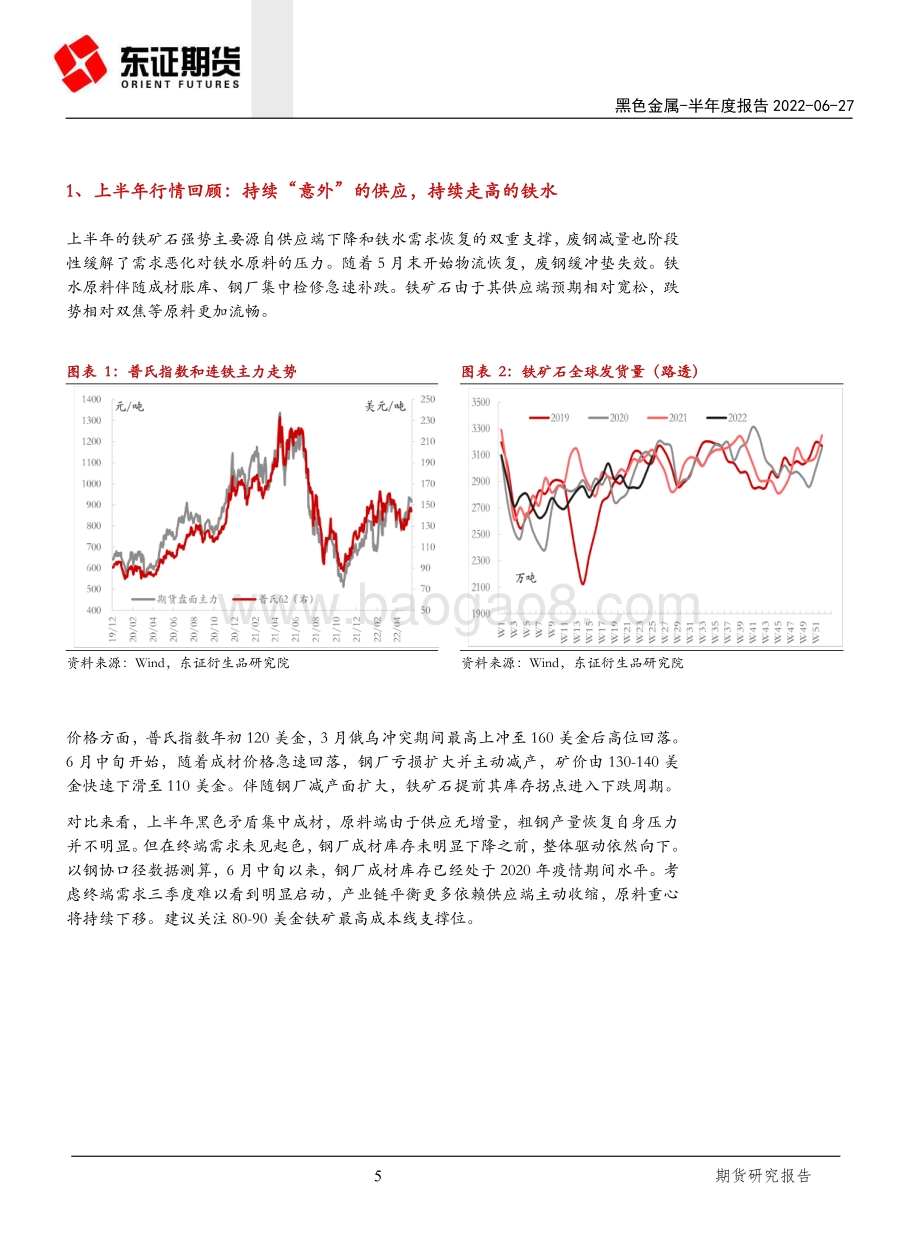 东证期货-黑色金属半年度报告_泡沫刺破_估值重构_20页_5mb.pdf_第5页