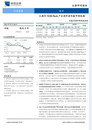 深度报告-电子利基存储市场深度报告_从国内NOR_Flash产业进阶看利基市场机遇_21页_1mb.pdf