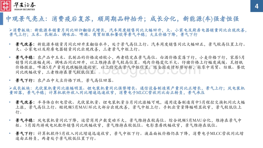 中观景气纵览第17期_顺周期品种景气抬升_新能源（车）强者恒强_59页_1mb.pdf_第4页