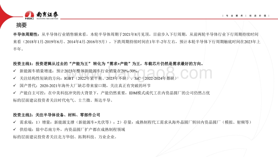 半导体2022年中期投资策略会_半导体景气周期整体下行_关注IGBT和半导体设备_29页_2mb.pdf_第3页