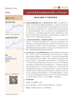 招商期货-燃料油2022年中期投资策略_油品市场动荡中低硫燃油的闪耀与下半年的回归_22页_2mb.pdf
