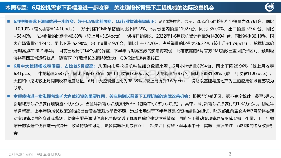 先进制造行业周报_Q3挖机行业增速有望转正_关注稳增长背景下工程机械的边际改善机会_25页_1mb.pdf_第3页