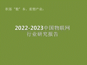 2022-2023中国物联网行业研究报告.pdf