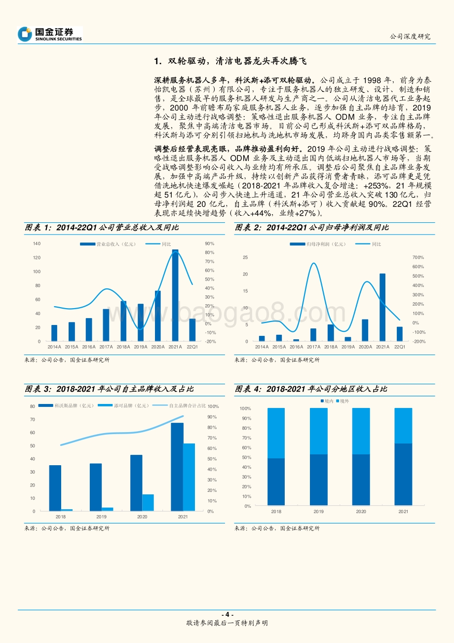 深度报告-20220630-国金证券-科沃斯-603486.SH-双轮驱动_清洁电器龙头再腾飞_24页_3mb.pdf_第4页