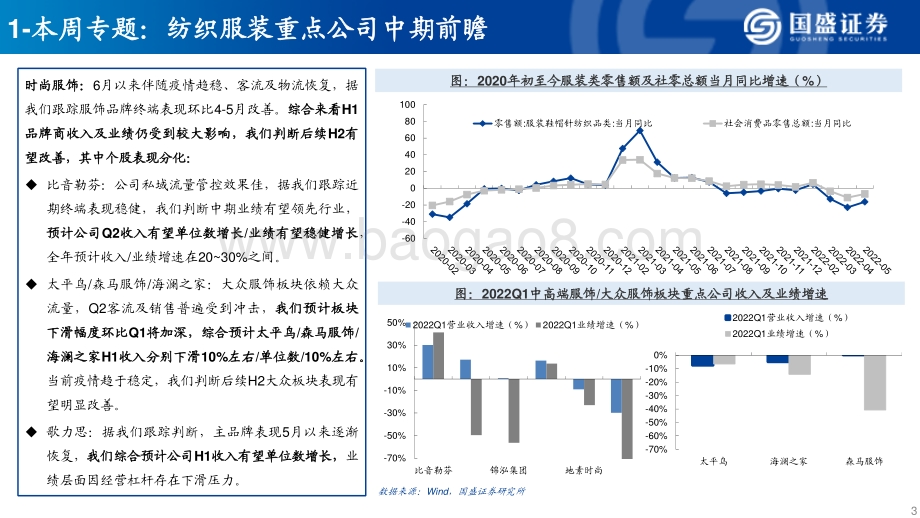 国盛证券-纺织服装-周专题_2022H1行业中报前瞻_17页_982kb.pdf_第3页