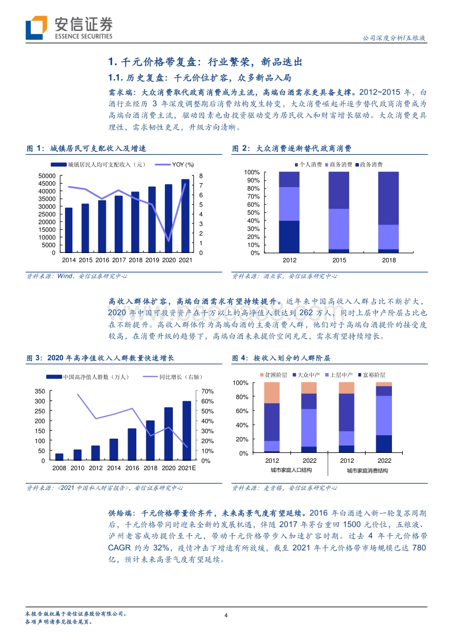深度报告-20220704-安信证券-五粮液-000858.SZ-系列深度二_千元价格带的门槛比想象中高_18页_1mb.pdf_第4页
