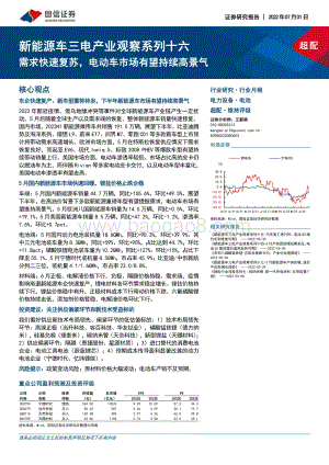 国信证券-新能源车三电产业观察系列十六_需求快速复苏_电动车市场有望持续高景气_23页_6mb.pdf