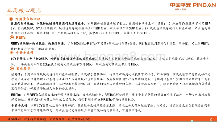 平安证券-_固收+周报_稳基建政策频出_城投债再获利好_23页_1mb.pdf_第2页