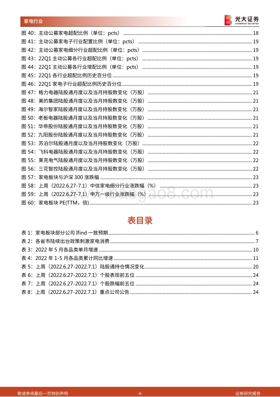 光大证券-家用电器研究周报（2022年第27周）_疫情防控优化调整_原料价格持续下移_26页_1mb.pdf_第4页