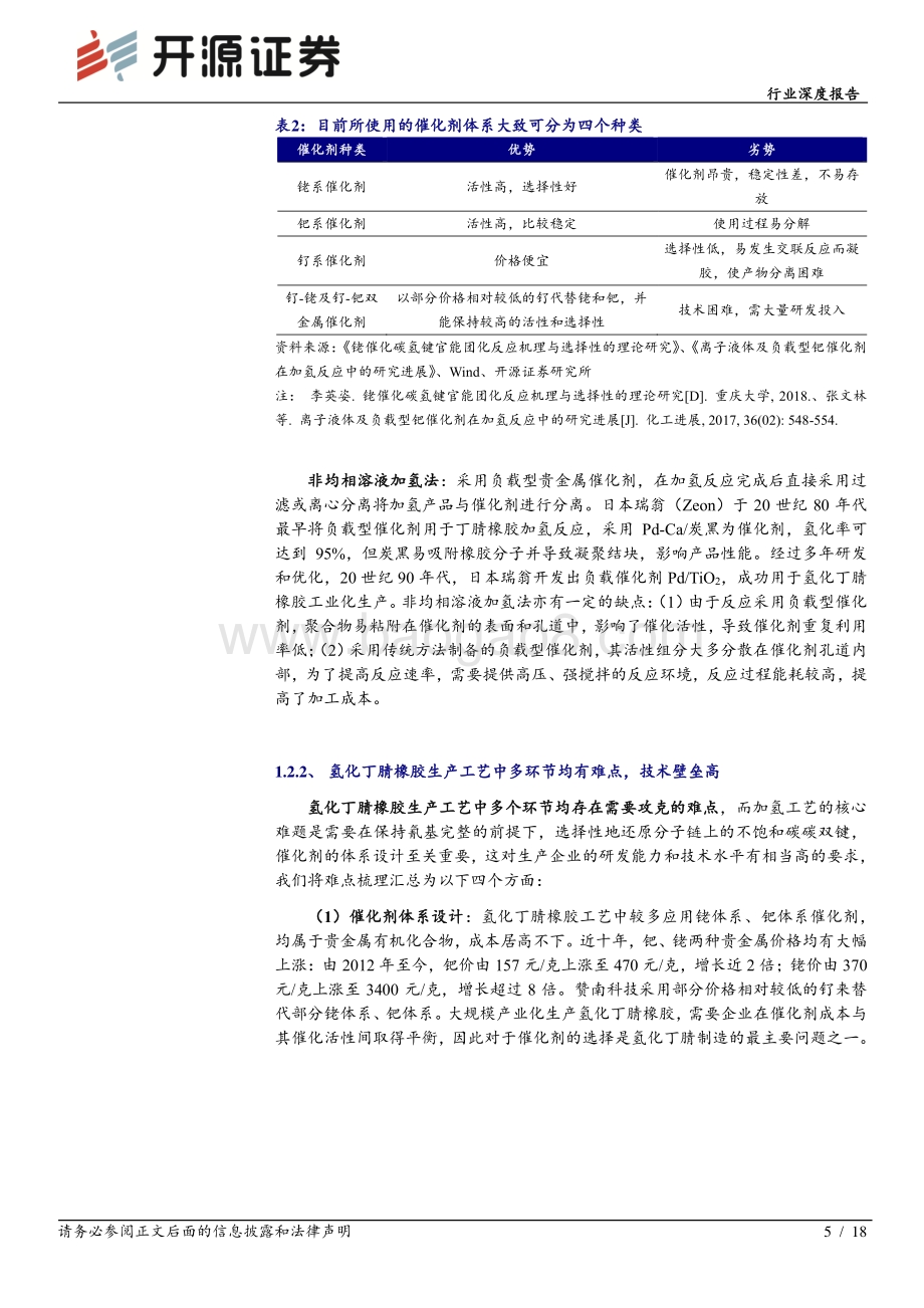 深度报告-20220629-开源证券-化工行业深度报告_氢化丁腈-橡胶领域皇冠明珠_进军锂电赛道_市场潜力蓄势待发_18页_1mb.pdf_第5页