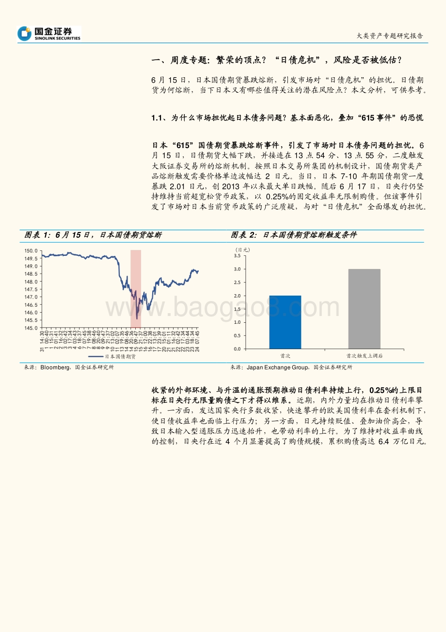 国金证券-海外风险观察系列之一_繁荣的顶点_日债危机_风险是否被低估__19页_2mb.pdf_第4页