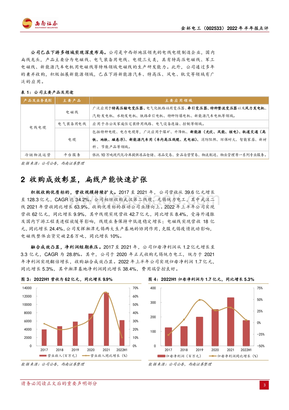 20220728-西南证券-金杯电工-002533.SZ-上半年平稳增长_产能扩张助推行稳致远_11页_2mb.pdf_第3页