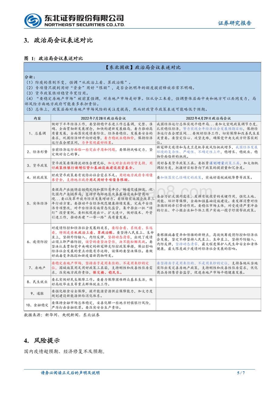 20220728-东北证券-东北固收政治局会议点评_如何理解728政治局会议__7页_1mb.pdf_第5页