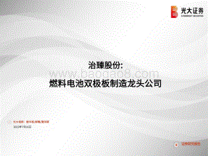 电力设备：治臻股份：燃料电池双极板制造龙头公司_29页_1mb.pdf