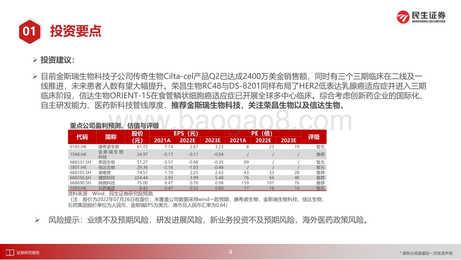 20220727-民生证券-创新药行业6月月报_新一代肿瘤治疗靶点渐露头角_国内生物药申报数持续增长_37页_2mb.pdf_第5页