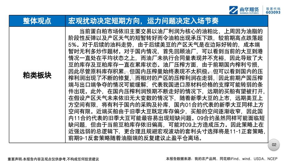20220724-南华期货-油脂油料周报_宏观扰动决定短期方向_运力问题决定入场节奏_25页_5mb.pdf_第3页