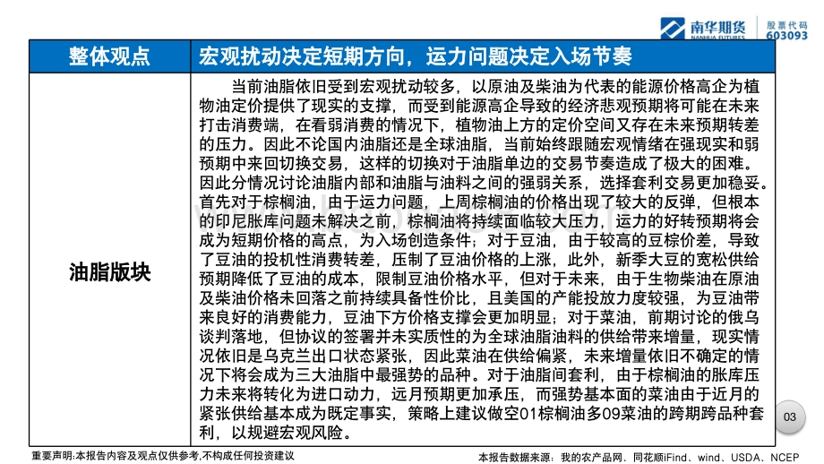 20220724-南华期货-油脂油料周报_宏观扰动决定短期方向_运力问题决定入场节奏_25页_5mb.pdf_第4页