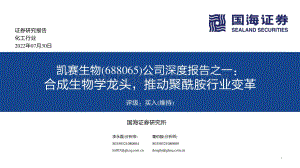深度报告-20220730-国海证券-凯赛生物-688065.SH-公司深度报告之一_合成生物学龙头_推动聚酰胺行业变革_83页_1mb.pdf