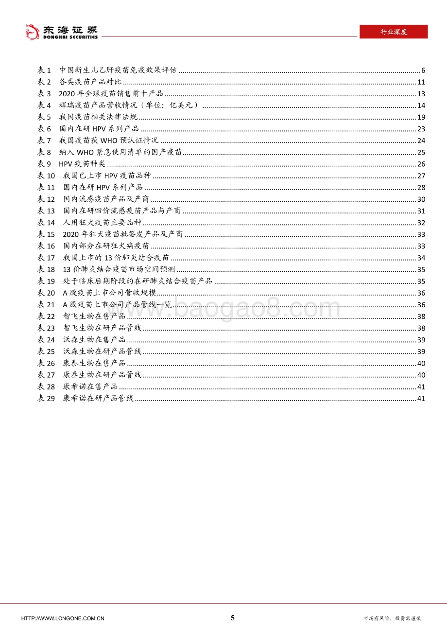 深度报告-20220825-东海证券-疫苗行业深度报告_高端化国产化国际化_国内疫苗行业驶在快车道_43页_3mb.pdf_第5页
