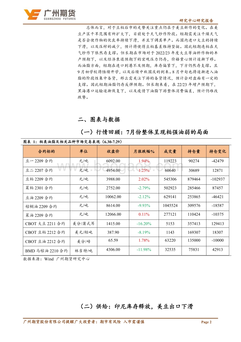 20220731-广州期货-月度博览_粕类油脂_后续供应以及宏观压力下_上行空间有限_15页_2mb.pdf_第5页
