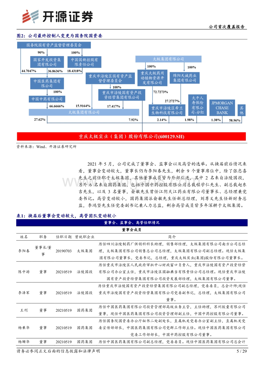 深度报告-20220804-开源证券-太极集团-600129.SH-公司首次覆盖报告_聚焦主业_突破销售成效初显_开启发展新历程_29页_3mb (1).pdf_第5页