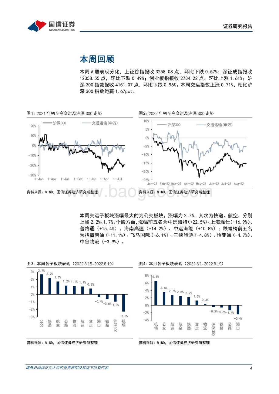 20220822-国信证券-交运中小盘行业周报_新增覆盖微光股份_快递量价保持韧性_28页_832kb.pdf_第4页