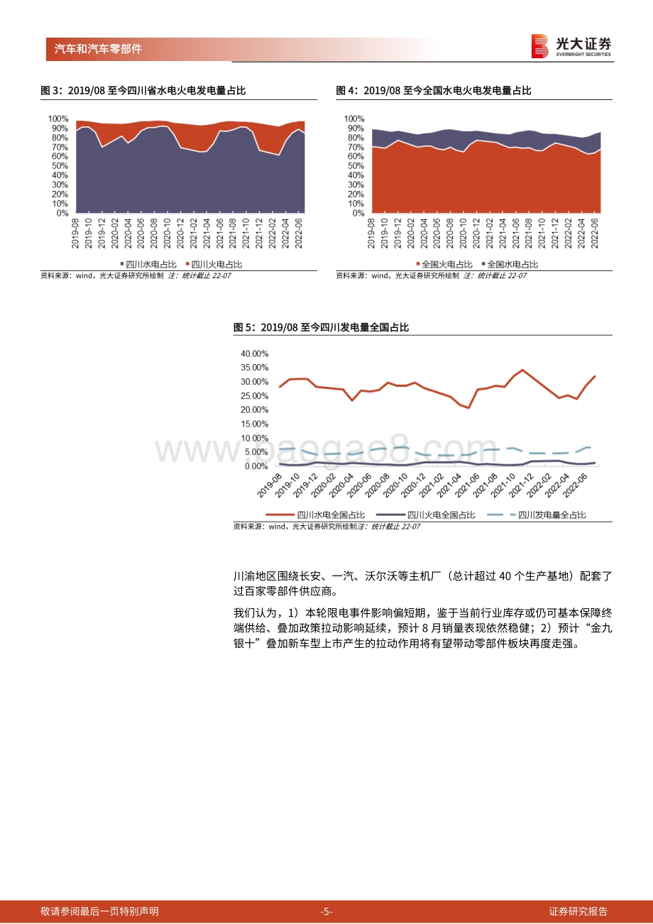 20220822-光大证券-汽车零部件行业周报_川渝限电对汽零影响有限_看好汽车零部件板块向上空间_21页_1mb.pdf_第5页