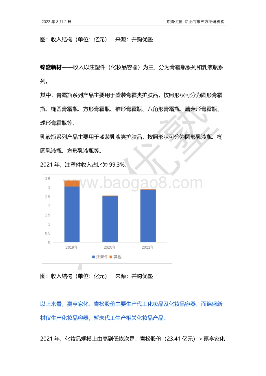 20220802-并购优塾-产业跟踪-化妆品代工产业链跟踪_嘉亨家化VS青松股份VS锦盛新材_18页_1mb.pdf_第4页