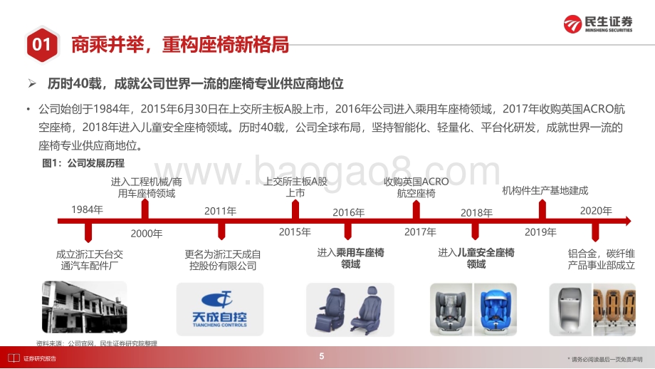 深度报告-20220805-民生证券-天成自控-603085.SH-首次覆盖报告_商乘并举_重构座椅新格局_48页_10mb.pdf_第5页