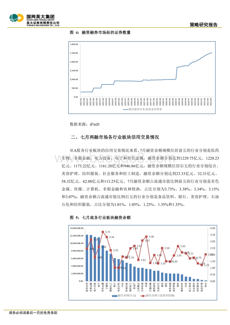 20220805-英大证券-英大两融策略月报（2022年第2期_总第2期）_7月A股融资融券市场报告_18页_973kb.pdf_第5页