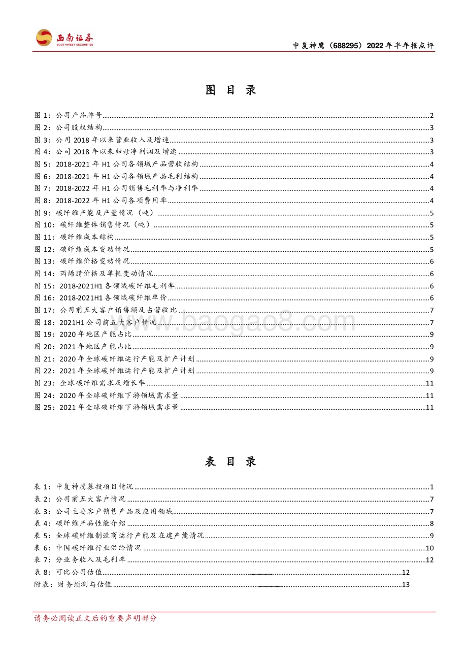 20220822-西南证券-中复神鹰-688295.SH-二季度业绩符合预期_核心技术与在建产能助力公司长期成长_18页_2mb.pdf_第3页