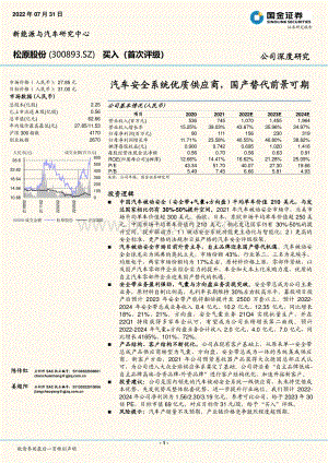 深度报告-20220731-国金证券-松原股份-300893.SZ-汽车安全系统优质供应商_国产替代前景可期_20页_2mb.pdf