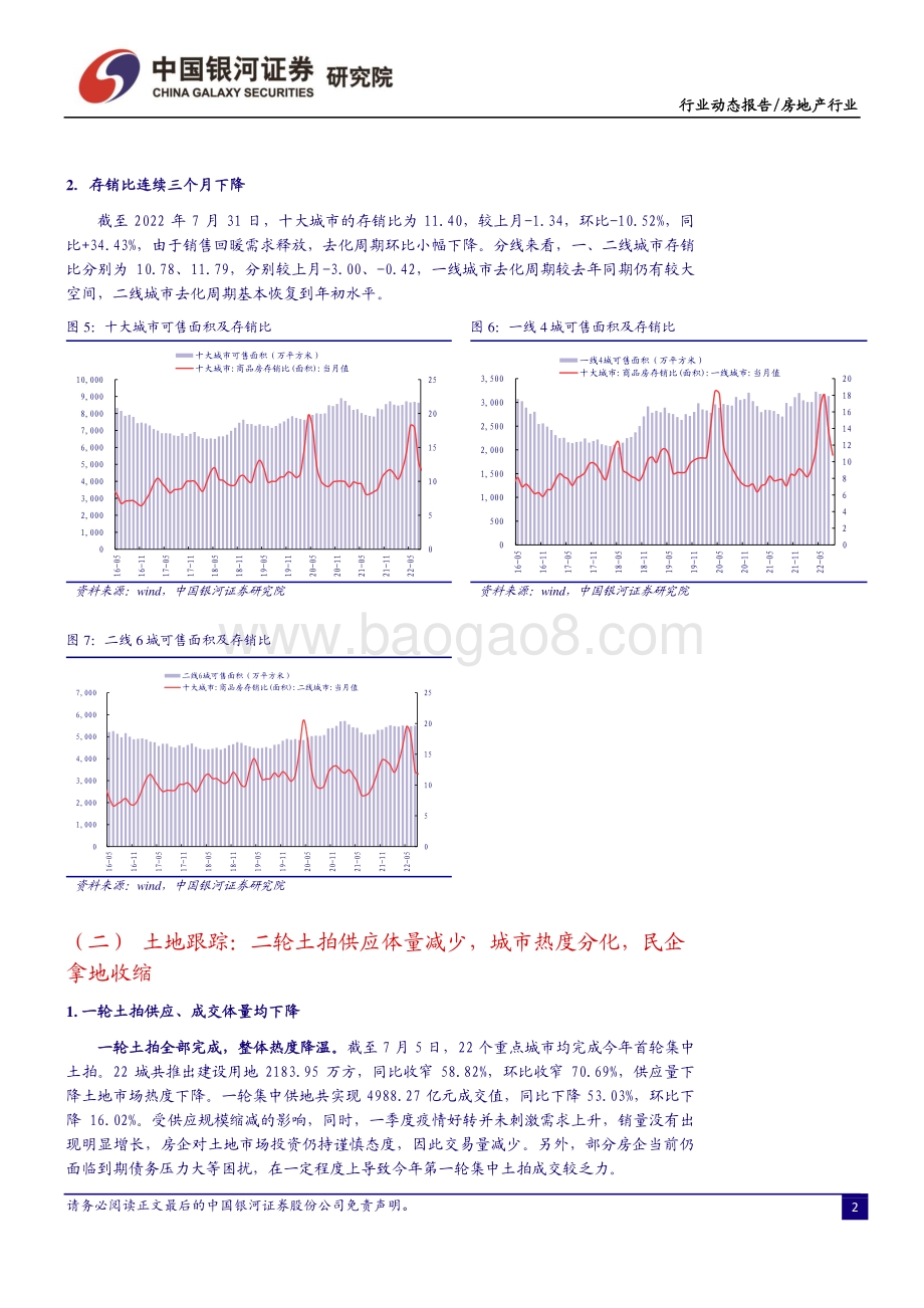20220805-中国银河-房地产7月行业动态报告_销售艰难复苏_热点城市土地市场热度回升_25页_1mb.pdf_第4页