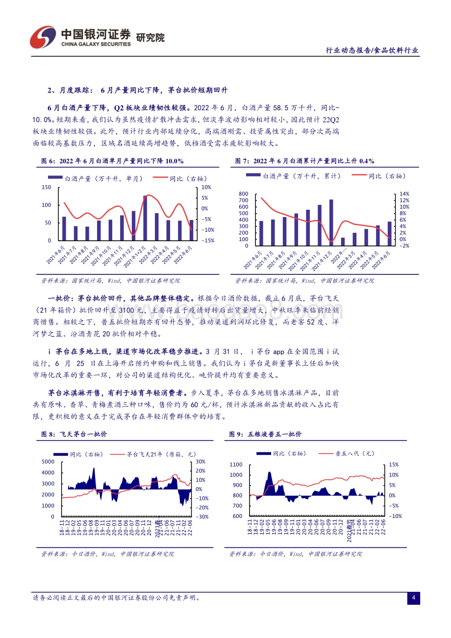 20220804-中国银河-食品饮料行业月度动态报告_消费阶段性弱复苏_关注啤酒旺季表现_21页_1mb.pdf_第5页