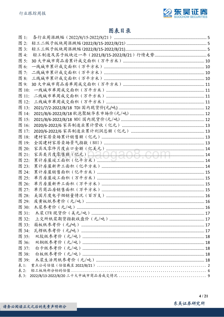 20220822-东吴证券-轻工制造行业跟踪周报_7月建材家居卖场销售高增_浆价有望回落看好生活用纸弹性_21页_2mb.pdf_第4页