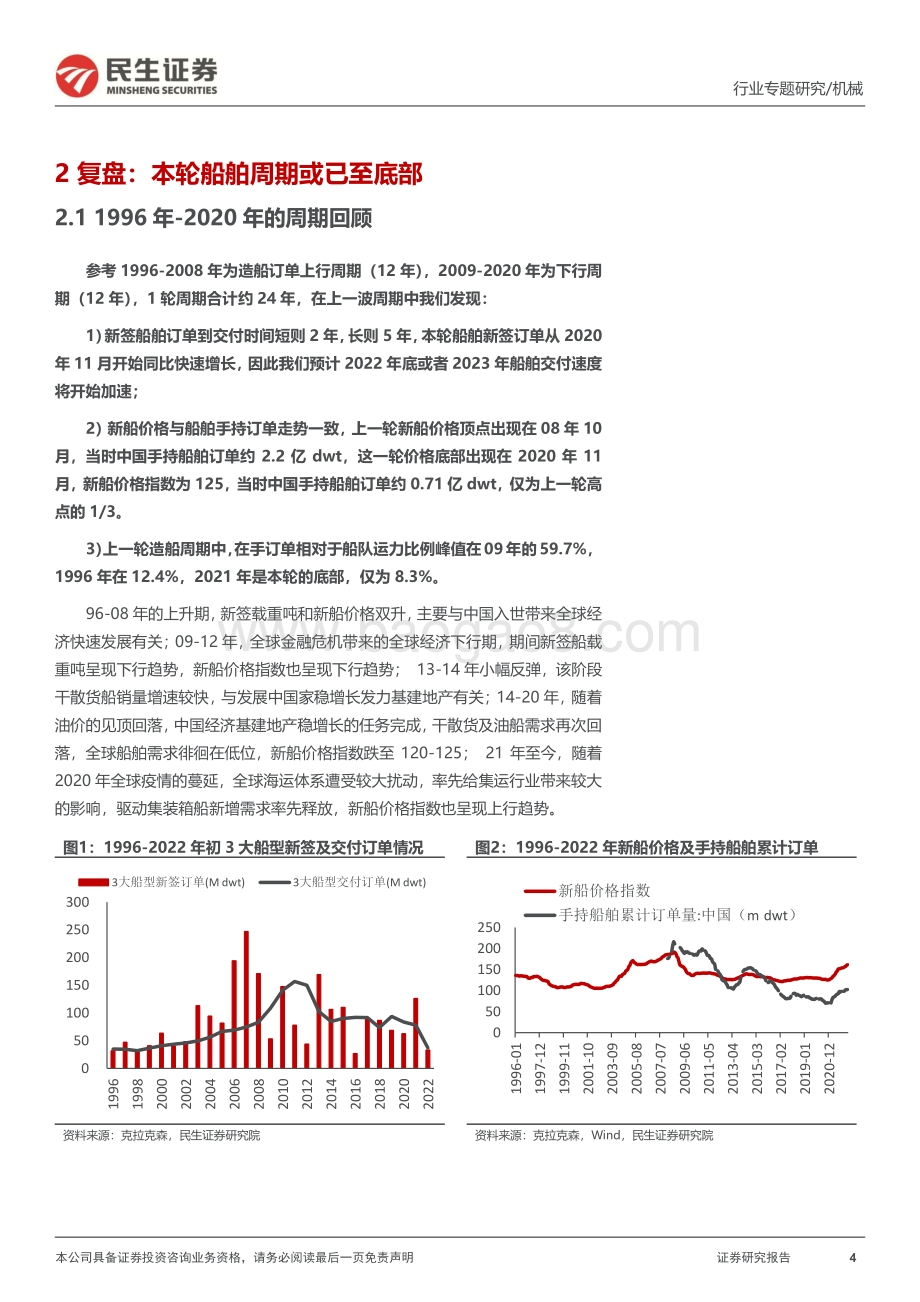20220807-民生证券-机械行业一周解一惑系列_新一轮造船周期或已临近_22页_2mb.pdf_第4页