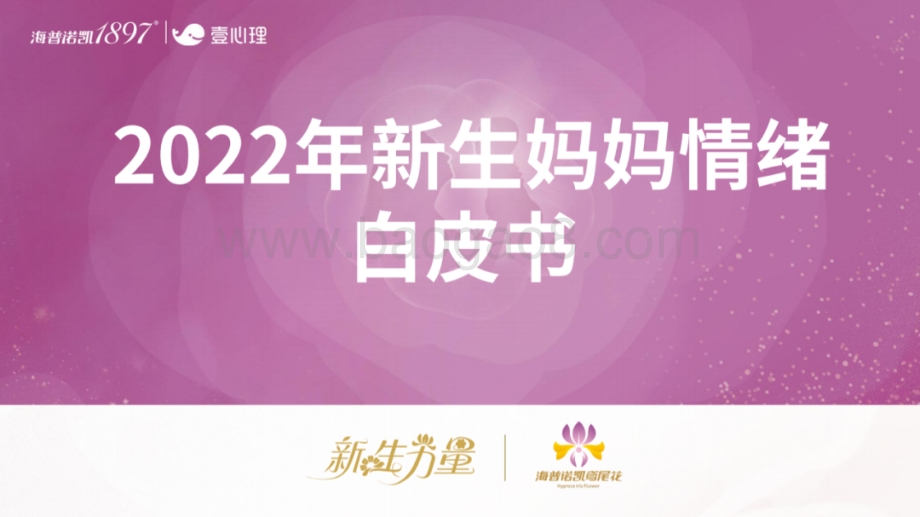 壹心理：2022年新生妈妈情绪白皮书_27页_7mb.pdf_第1页