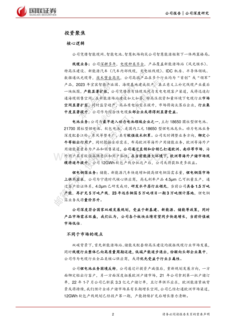 深度报告-20220812-国联证券-远东股份-600869.SH-海缆补齐电缆产业拼图_电池和机场建设业务贡献业绩增量_52页_4mb.pdf_第2页