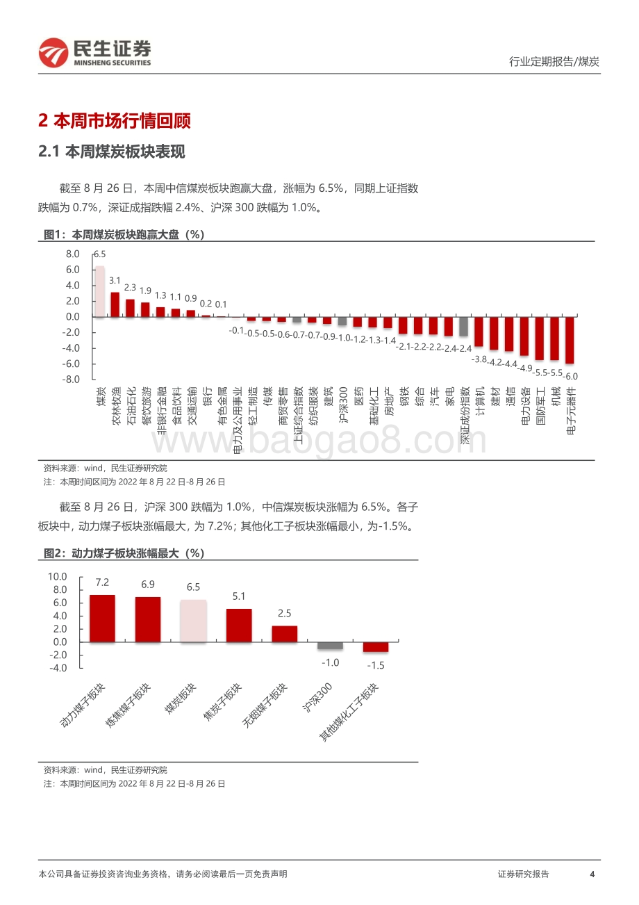 20220827-民生证券-煤炭周报_非电需求启动_煤价如期上涨_22页_2mb.pdf_第4页