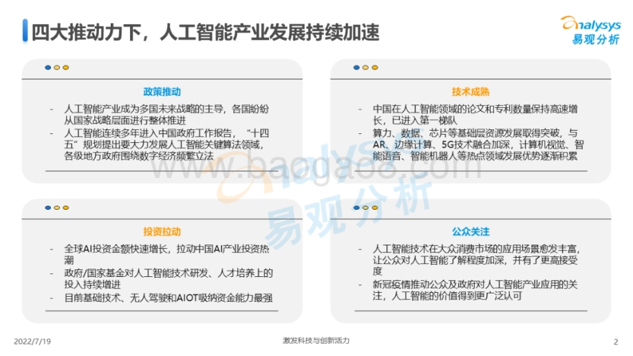 易观分析：中国人工智能产业生态图谱2022_10页_2mb.pdf_第2页