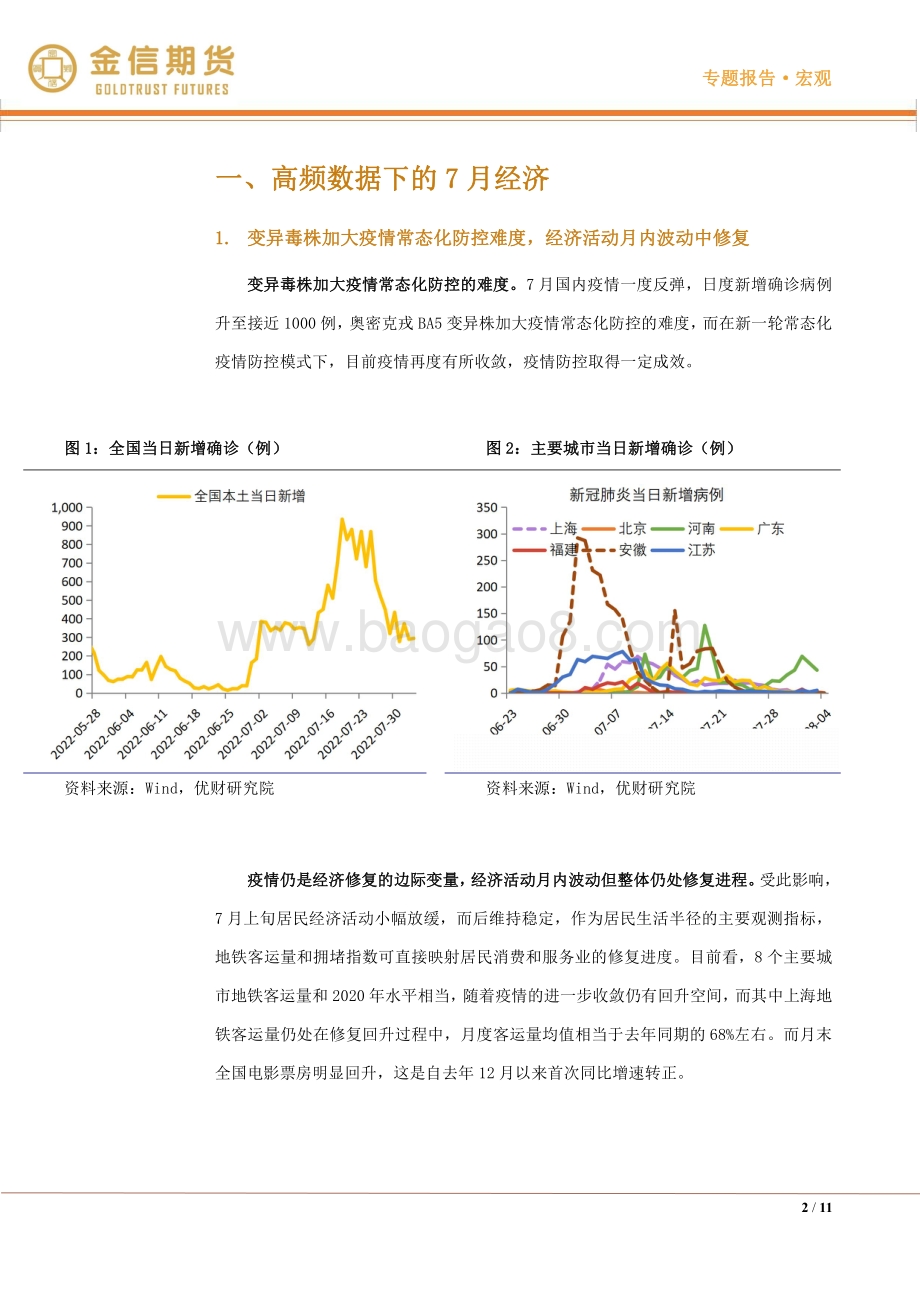 20220805-金信期货-高频数据下的7月经济_经济复苏斜率趋缓_11页_2mb.pdf_第2页