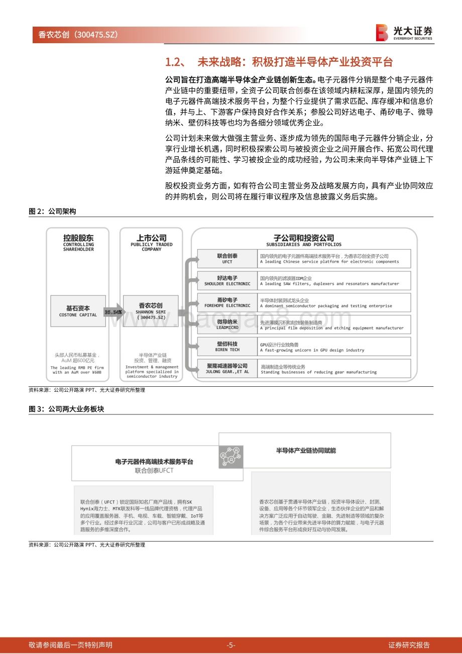 深度报告-20220825-光大证券-香农芯创-300475.SZ-首次覆盖报告_半导体分销巨头稳步成长_布局构建半导体产业创新生态_22页_2mb.pdf_第5页