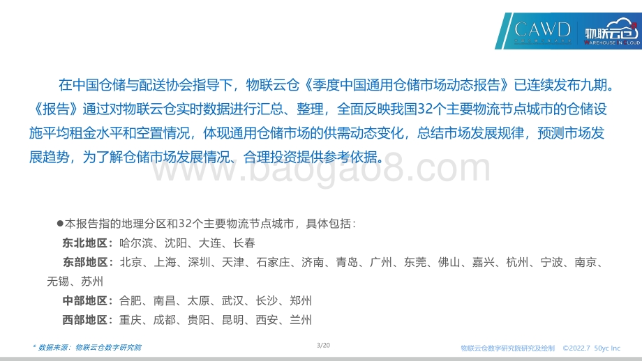 物联云仓：2022年第二季度中国通用仓储市场报告_20页_2mb.pdf_第3页