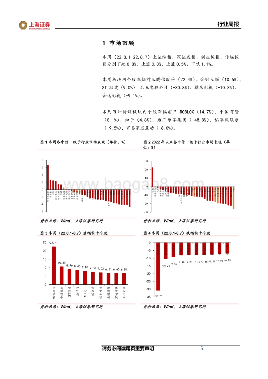 20220808-上海证券-互联网传媒行业周报_快手举办_造风者_电商大会_内容电商行业进入新阶段_24页_2mb.pdf_第5页